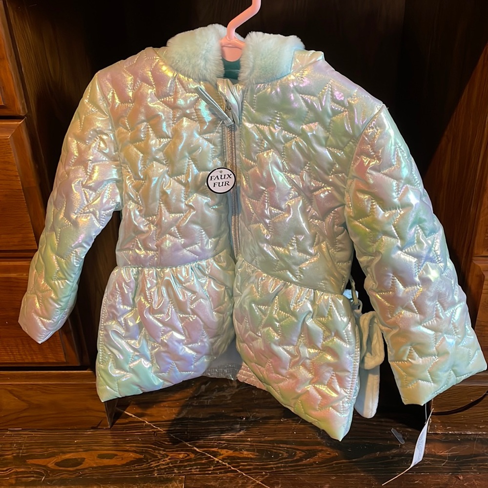 Baby Girls iridescent coat